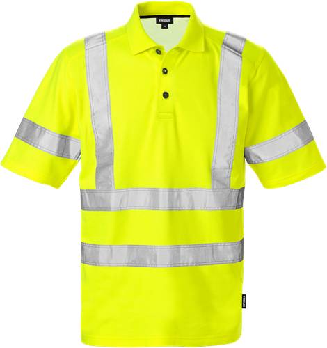 Fristads High Vis Poloshirt 7025 Kl. 3 PHV - Warnschutz-Gelb/5XL 111332-130-5XL
