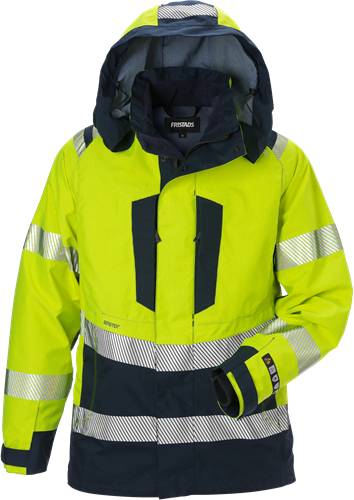 Fristads Flamestat High Vis GORE-TEX PYRAD® Damenjacke Kl. 3 4195 GXE - Warnschutz-Gelb/Marine/M 129742-171-M
