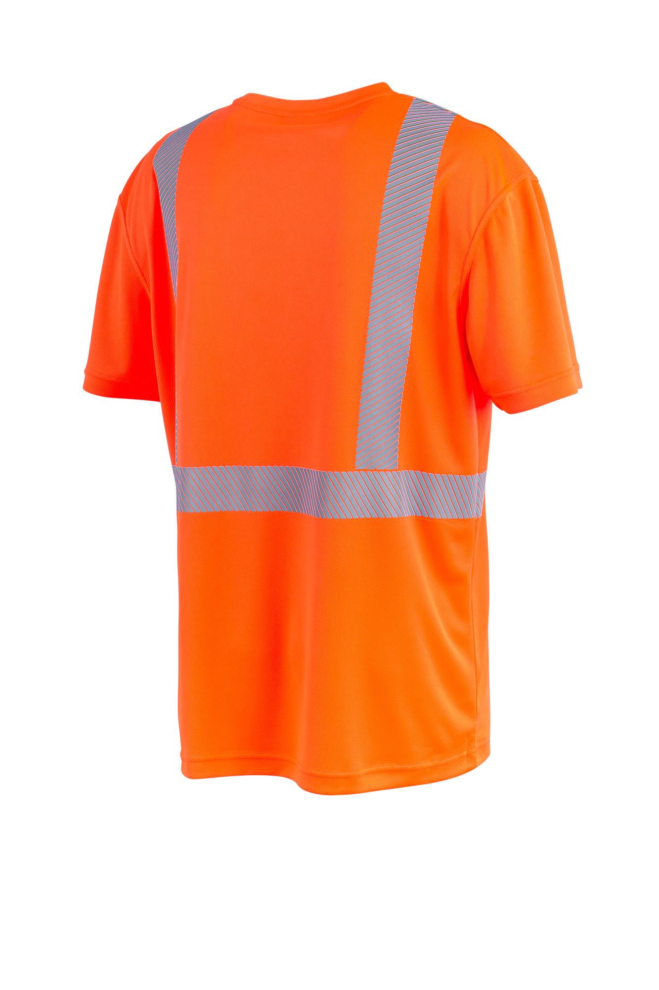 Planam Norit Warnschutz T-Shirt kurzarm orange 4XL 5880068