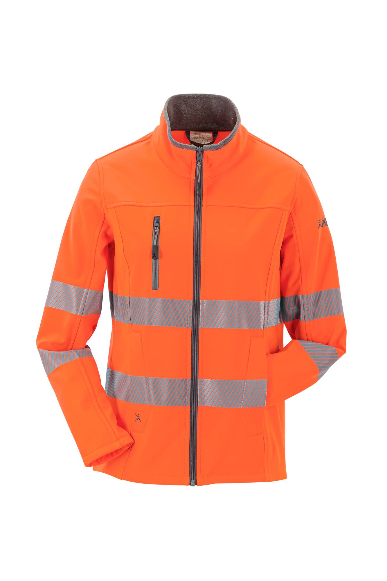 Planam Norit Warnschutz Damen Pure Softshelljacke orange 46 5915046