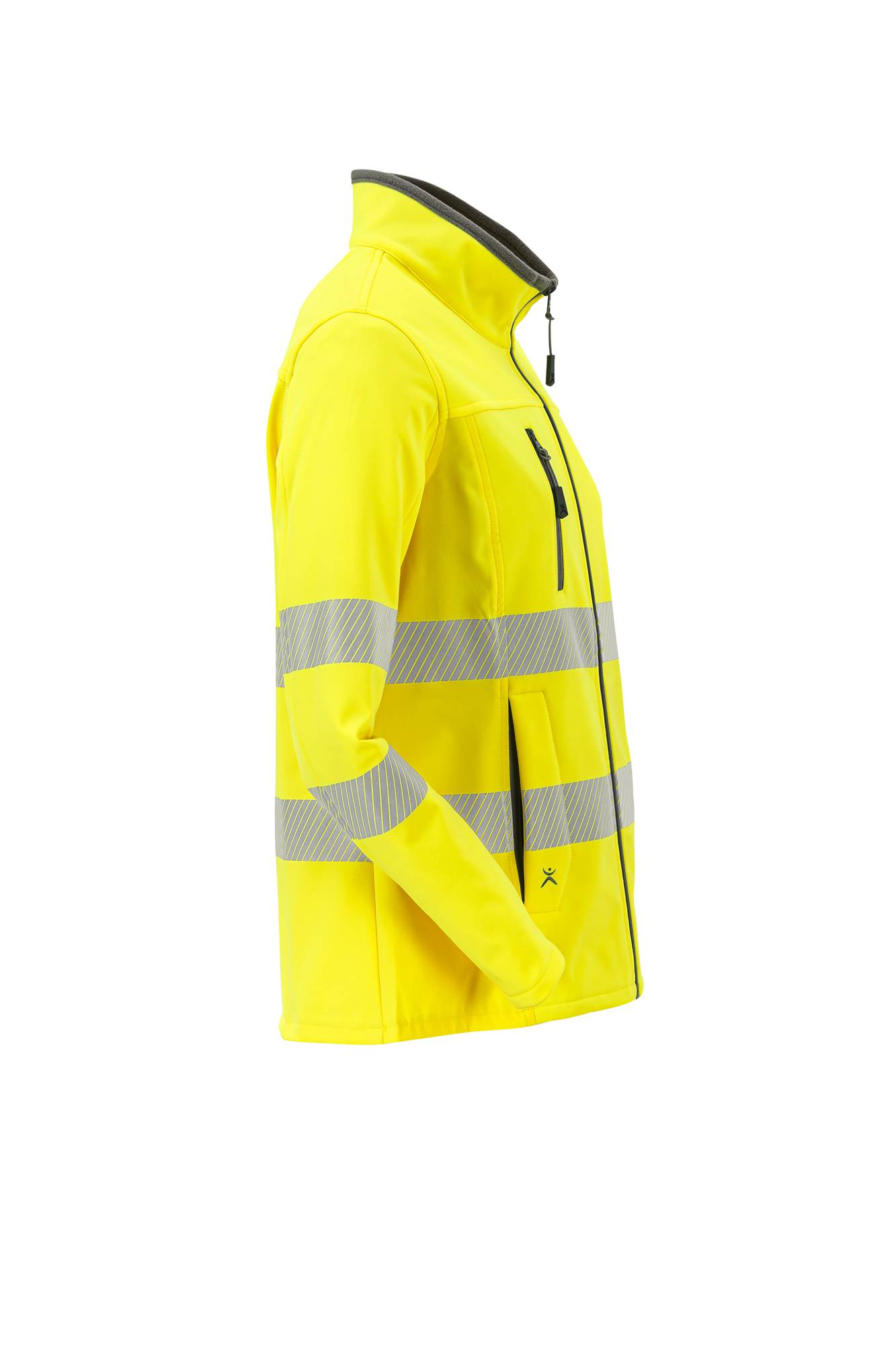 Planam Norit Warnschutz Damen Pure Softshelljacke gelb 42 5916042