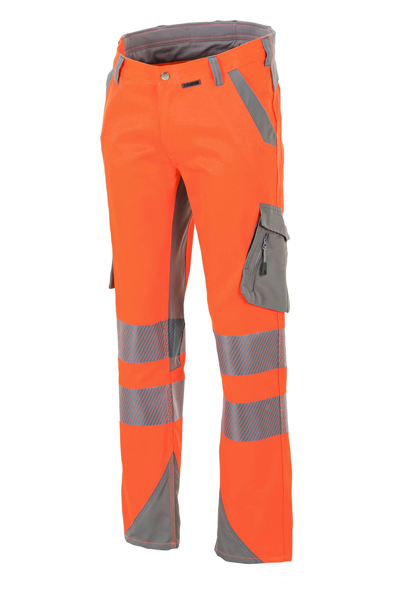 Planam Norit Warnschutz Herren Bundhose orange/zink 60 5920060