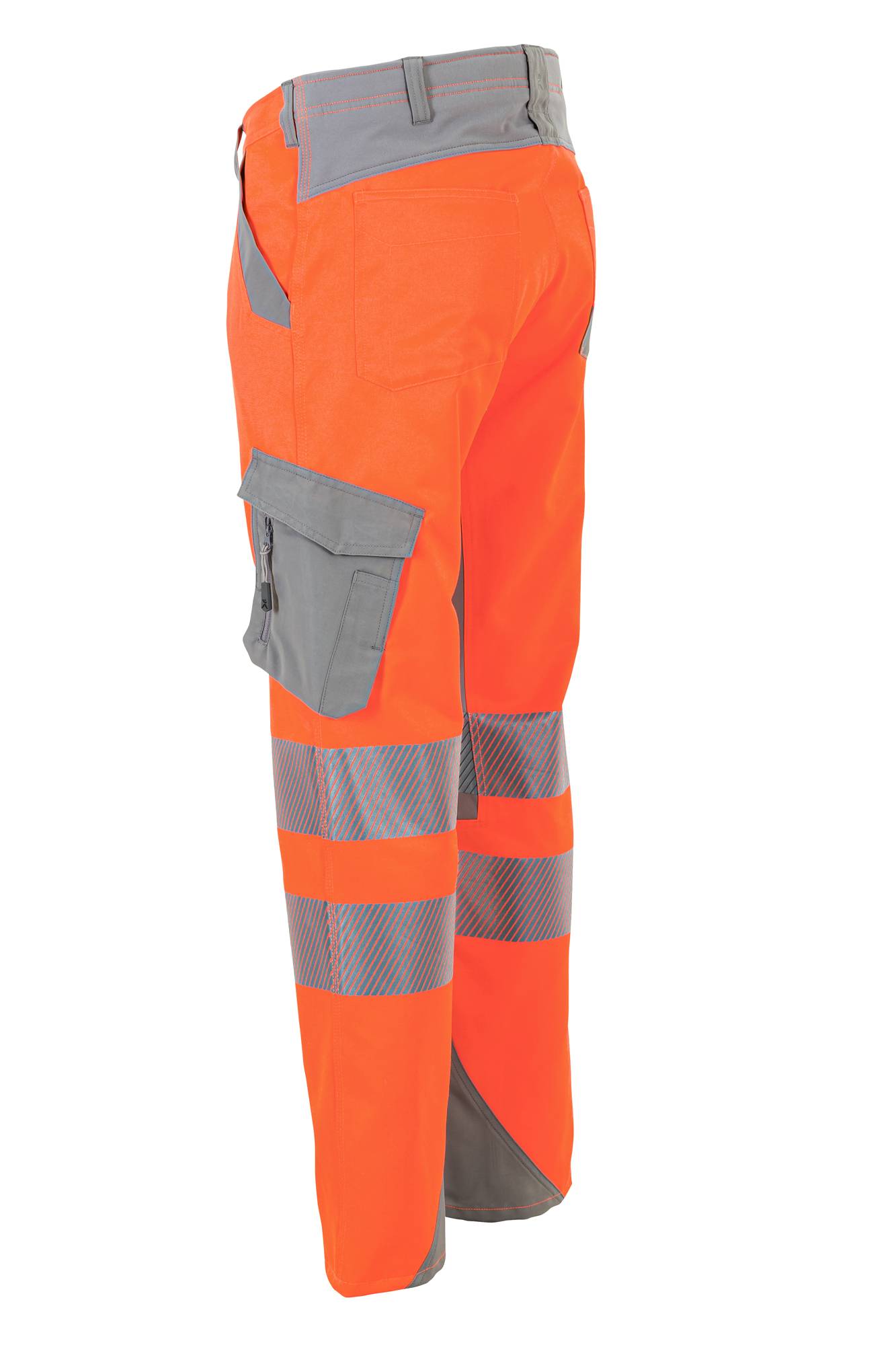 Planam Norit Warnschutz Herren Bundhose orange/zink 60 5920060