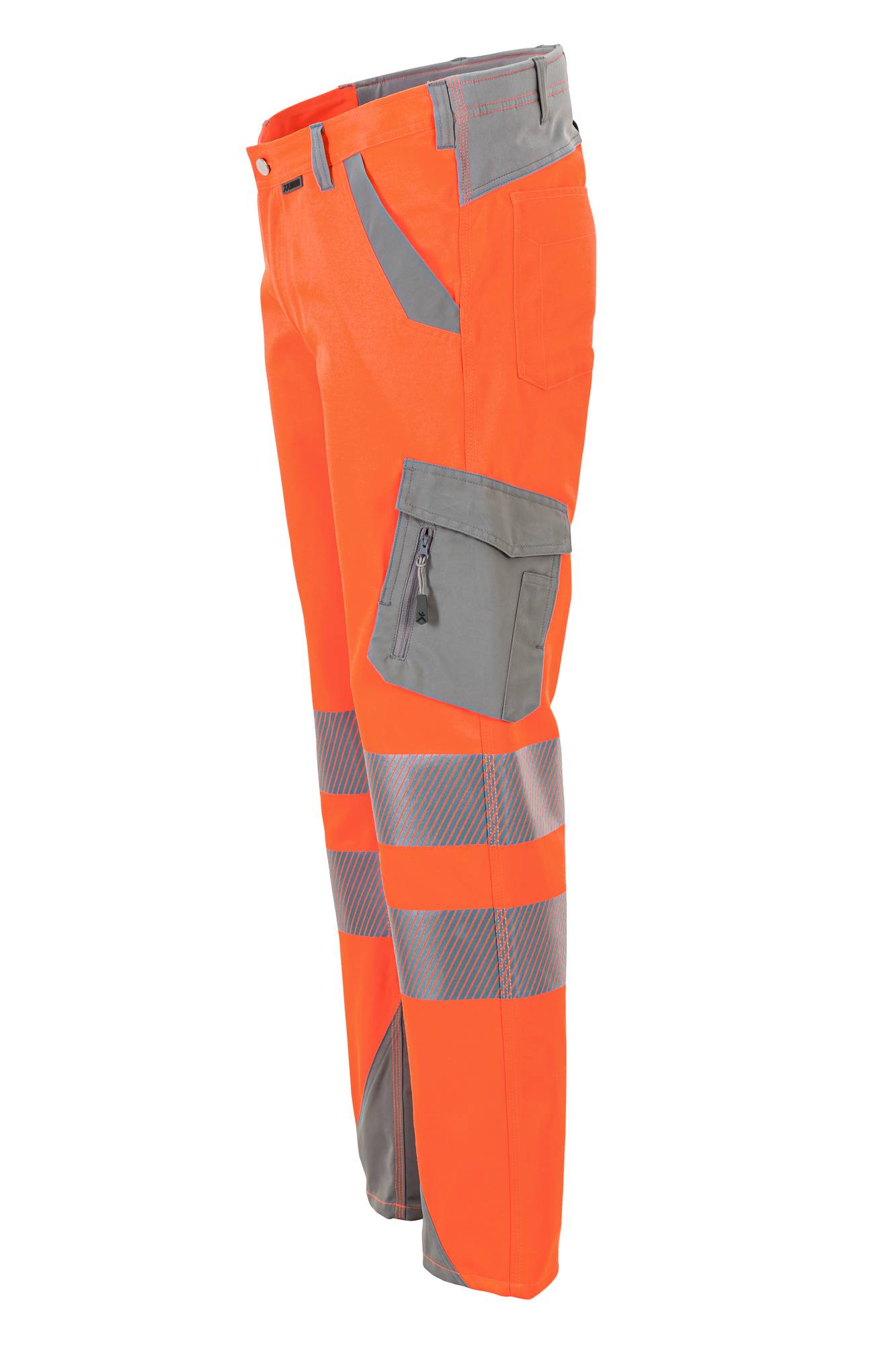 Planam Norit Warnschutz Herren Bundhose orange/zink 60 5920060