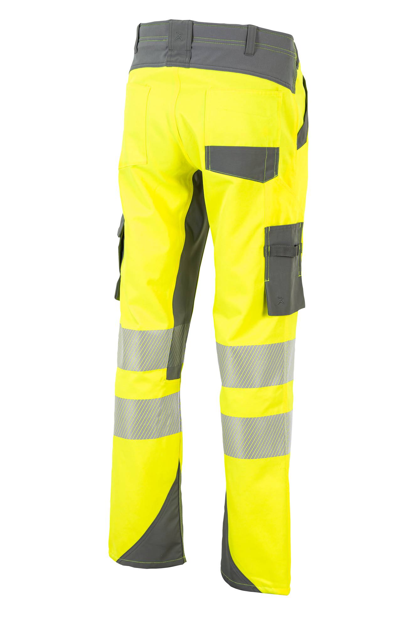 Planam Norit Warnschutz Herren Bundhose gelb/zink 54 5921054