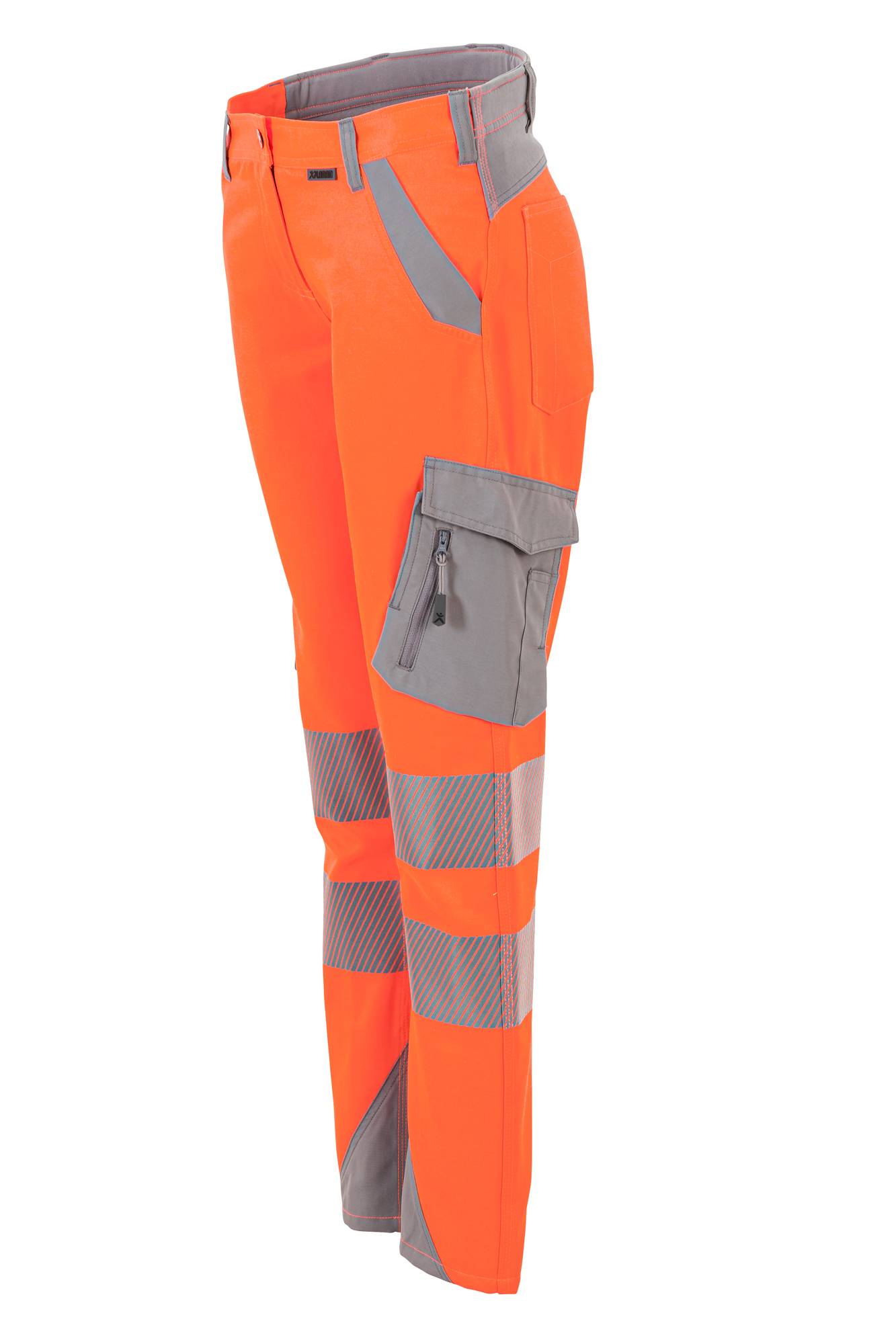 Planam Norit Warnschutz Damen Bundhose orange/zink 44 5925044