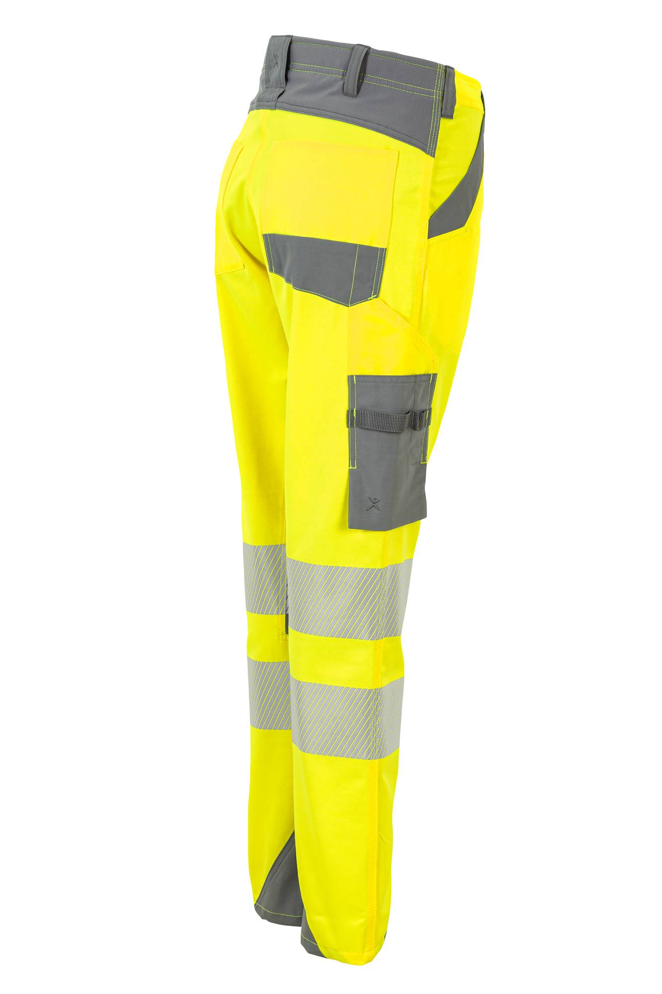 Planam Norit Warnschutz Damen Bundhose gelb/zink 40 5926040