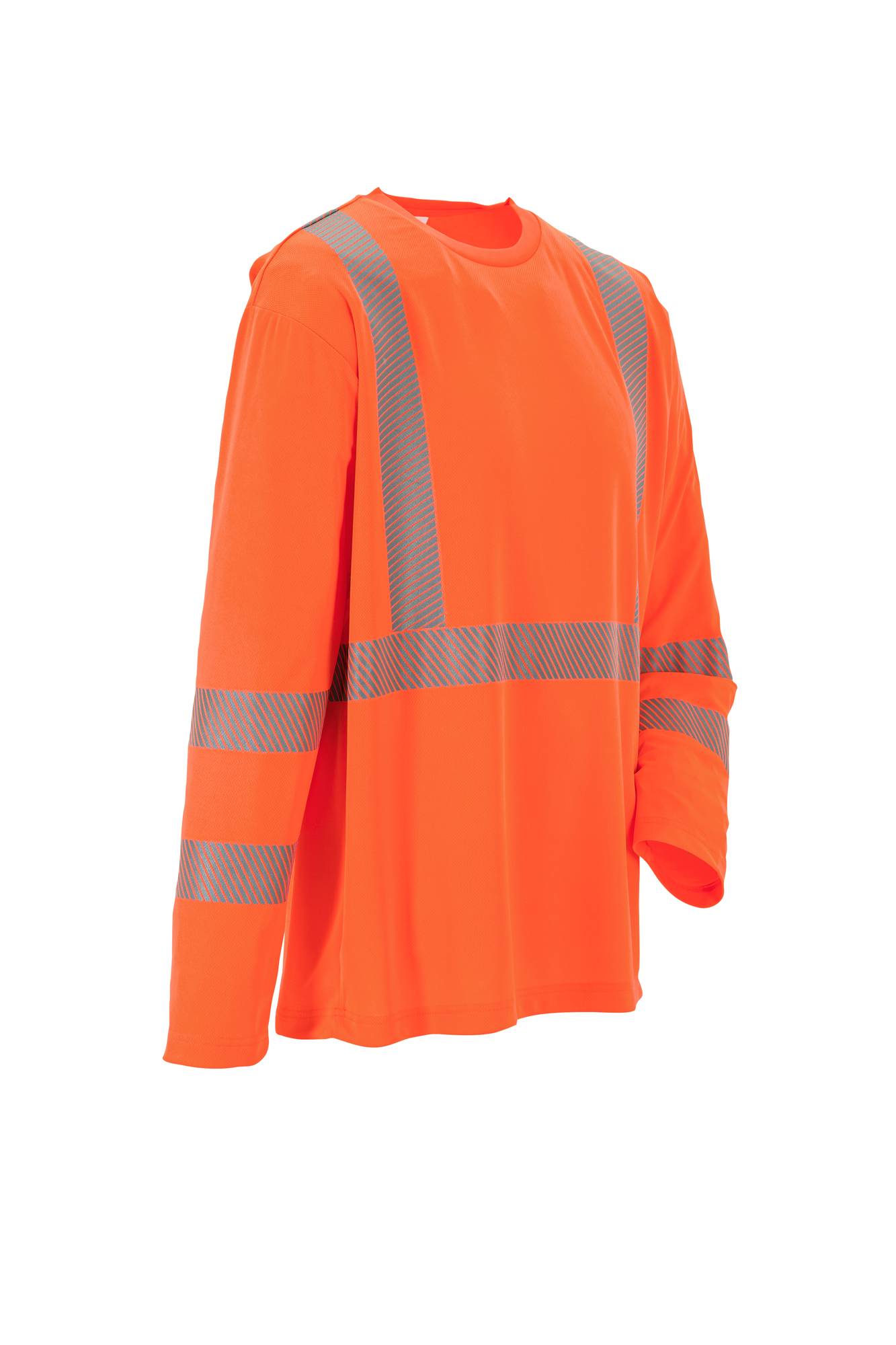 Planam Norit Warnschutz T-Shirt langarm orange S 5885044