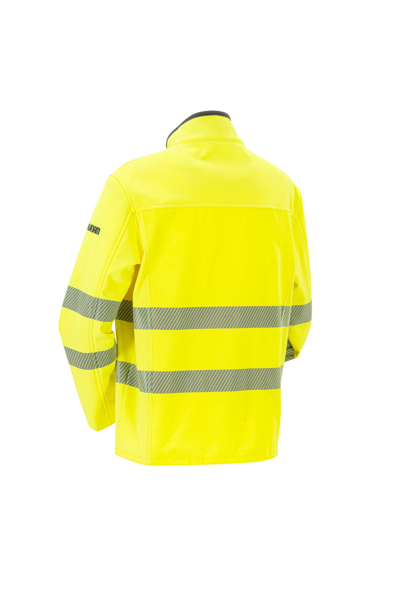 Planam Norit Warnschutz Herren Pure Softshelljacke gelb 90 5911090