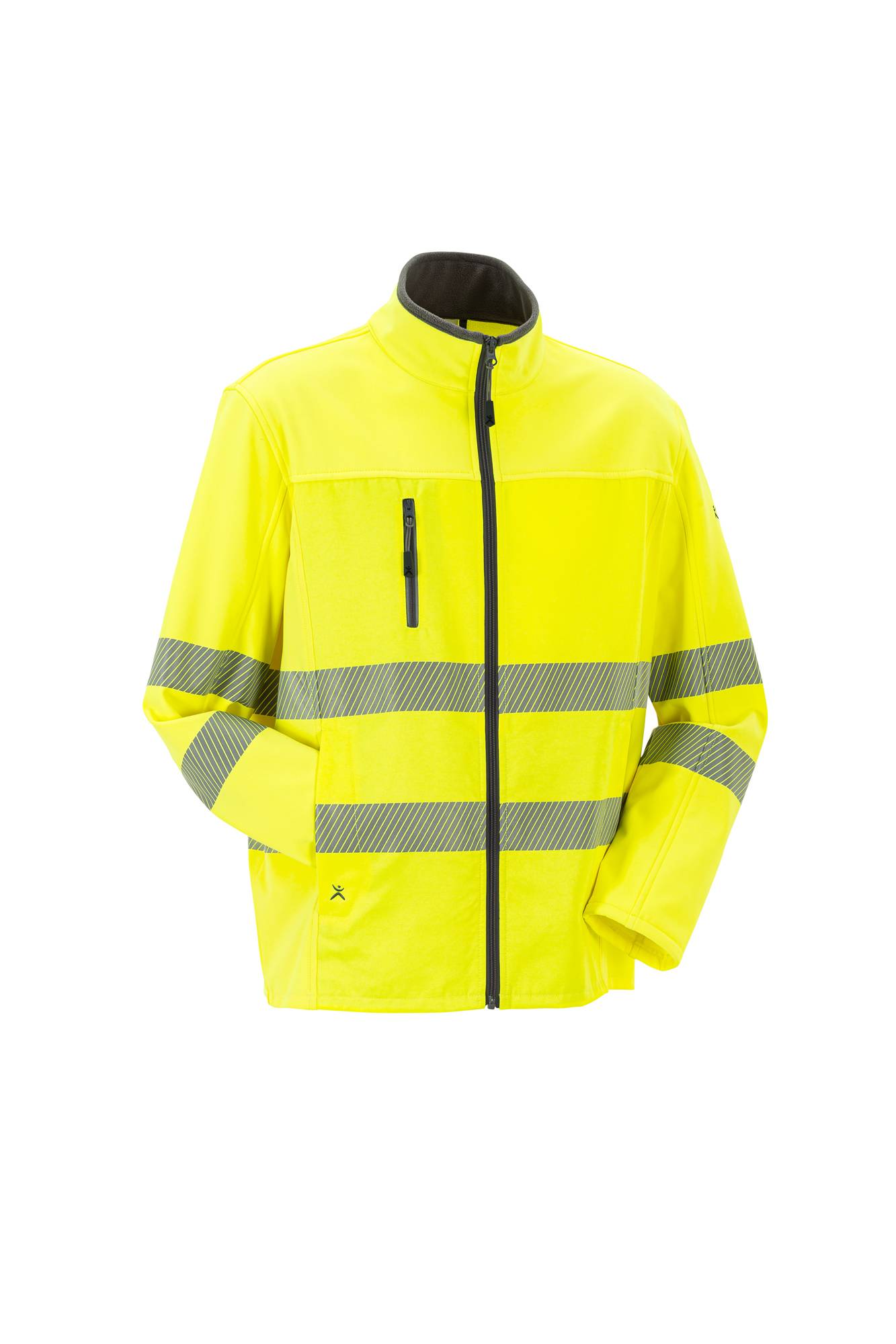 Planam Norit Warnschutz Herren Pure Softshelljacke gelb 50 5911050