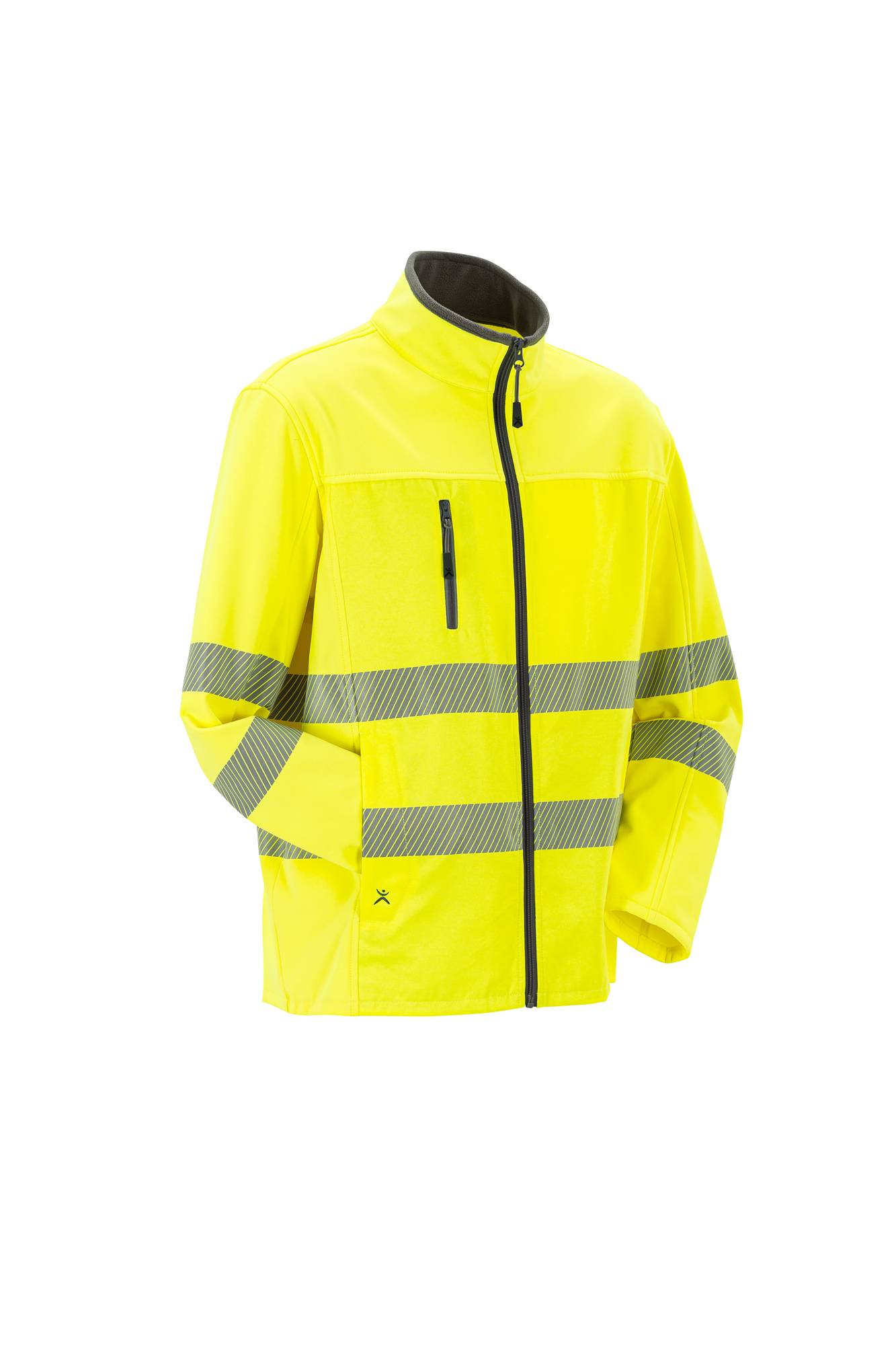 Planam Norit Warnschutz Herren Pure Softshelljacke gelb 50 5911050