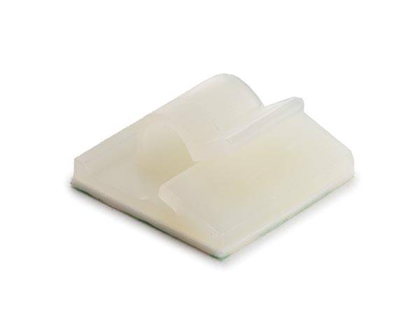 SELBSTKLEBENDER KABELCLIP - Ø 5.8 - 6.5 mm / 20 x 18 mm / 10 St.