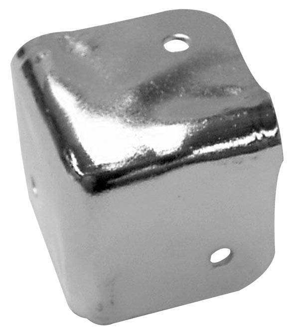 LAUTSPRECHERSCHUTZECKE, WEIßES METALL, 38 x 38mm x 90°