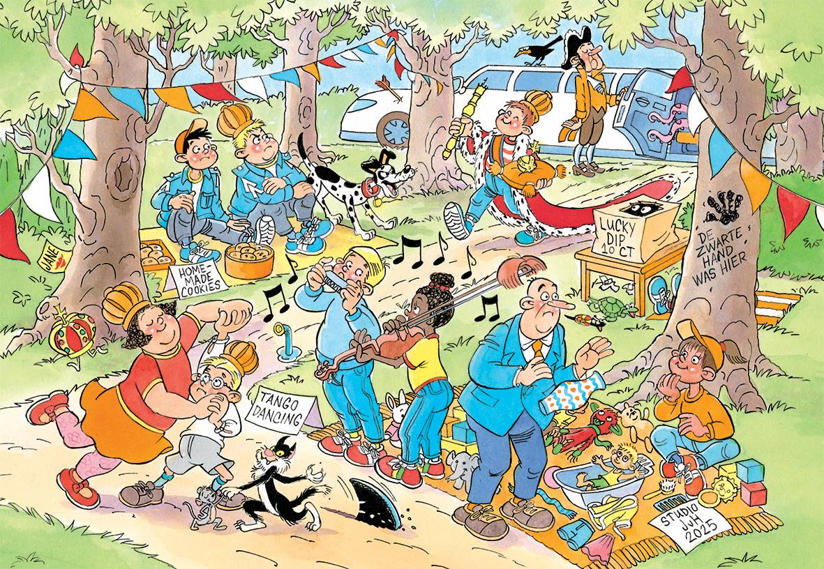 Jan van Haasteren Junior 21 - Fröhlicher Flohmarkt - 240 Teile Puzzle