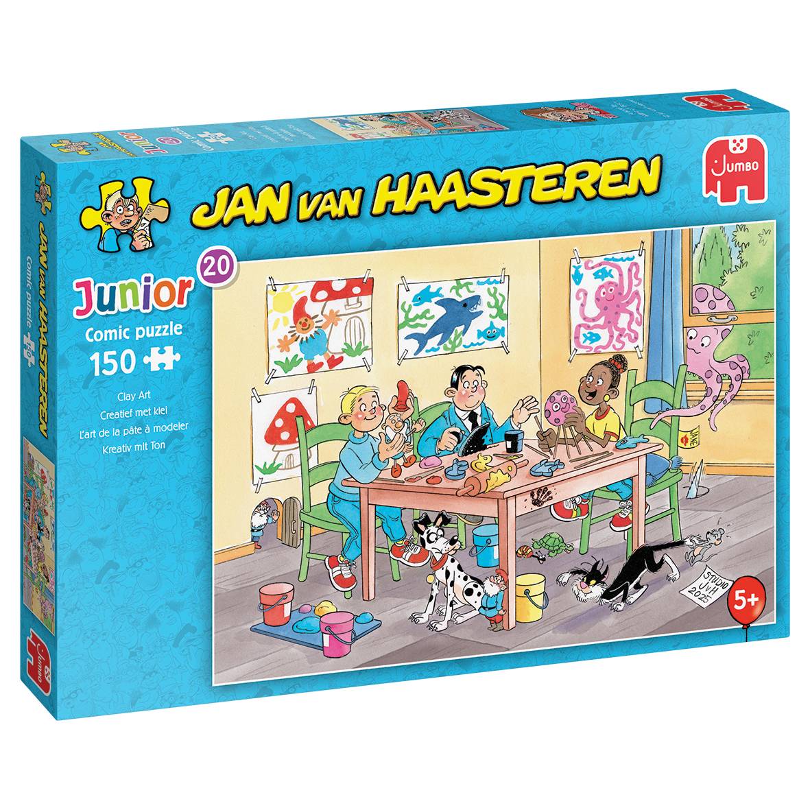 Jan van Haasteren Junior 20 - Kreativ mit Ton (150 Teile)