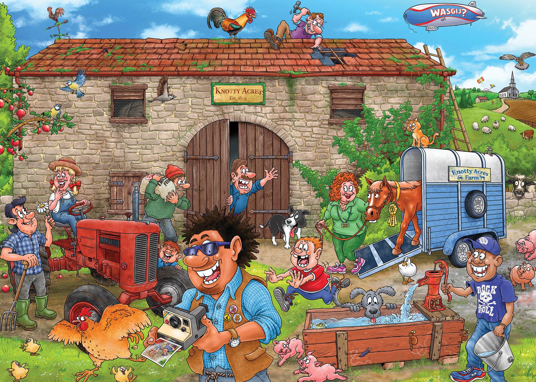 Wasgij Destiny 30, Glück ernten, 1000 Teile Puzzle