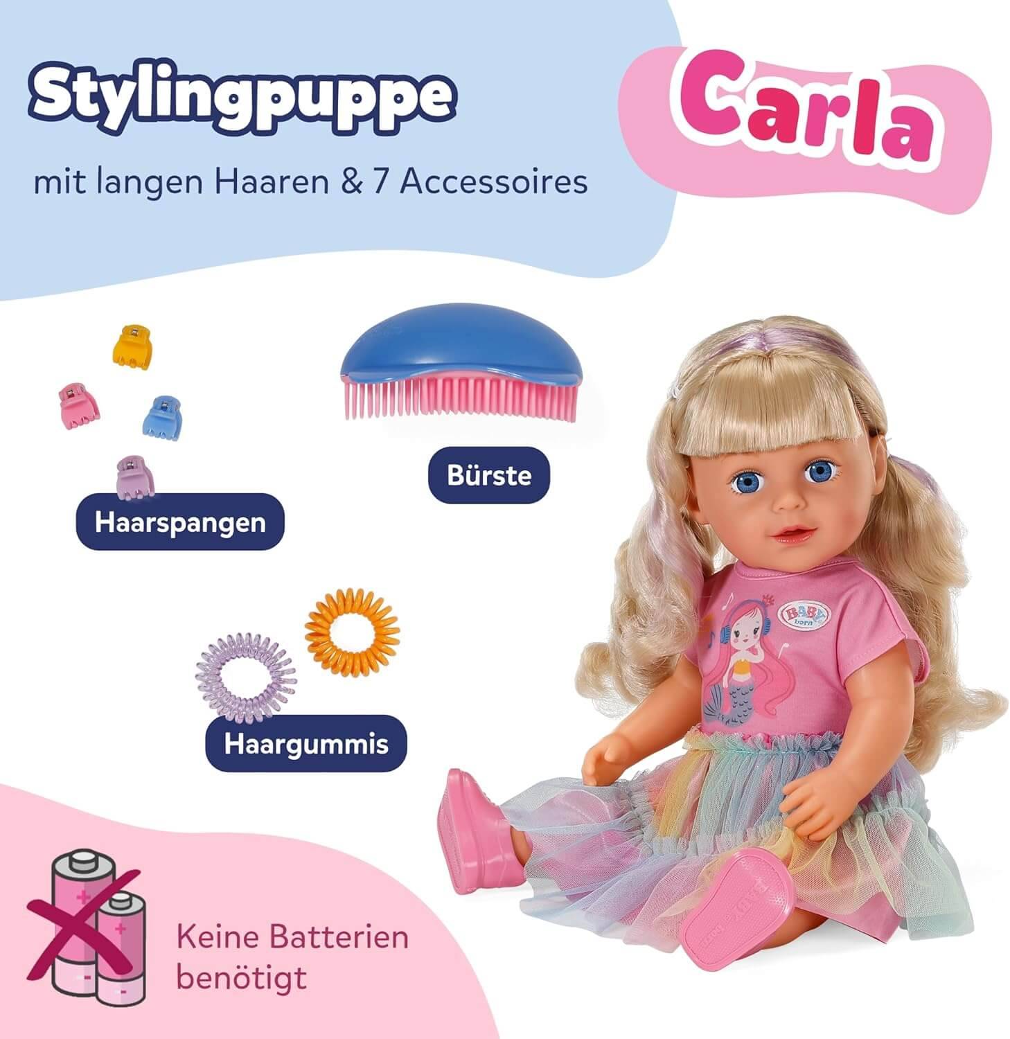 Zapf Creation 838013 - BABY born Carla 43cm - OOVP