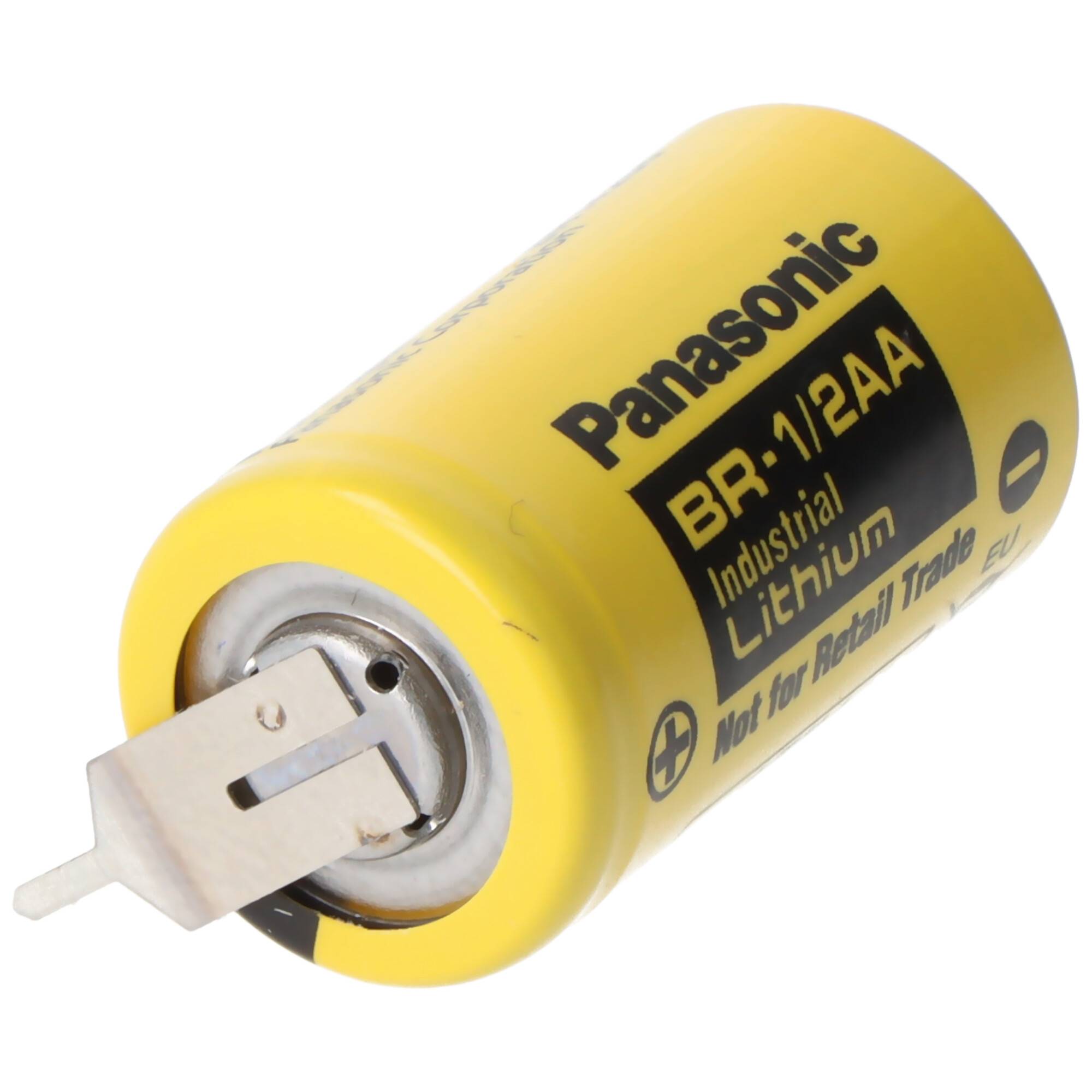 Panasonic BR-1/2AA Lithium Batterie BR- 1/2 AA 1er Print +/-