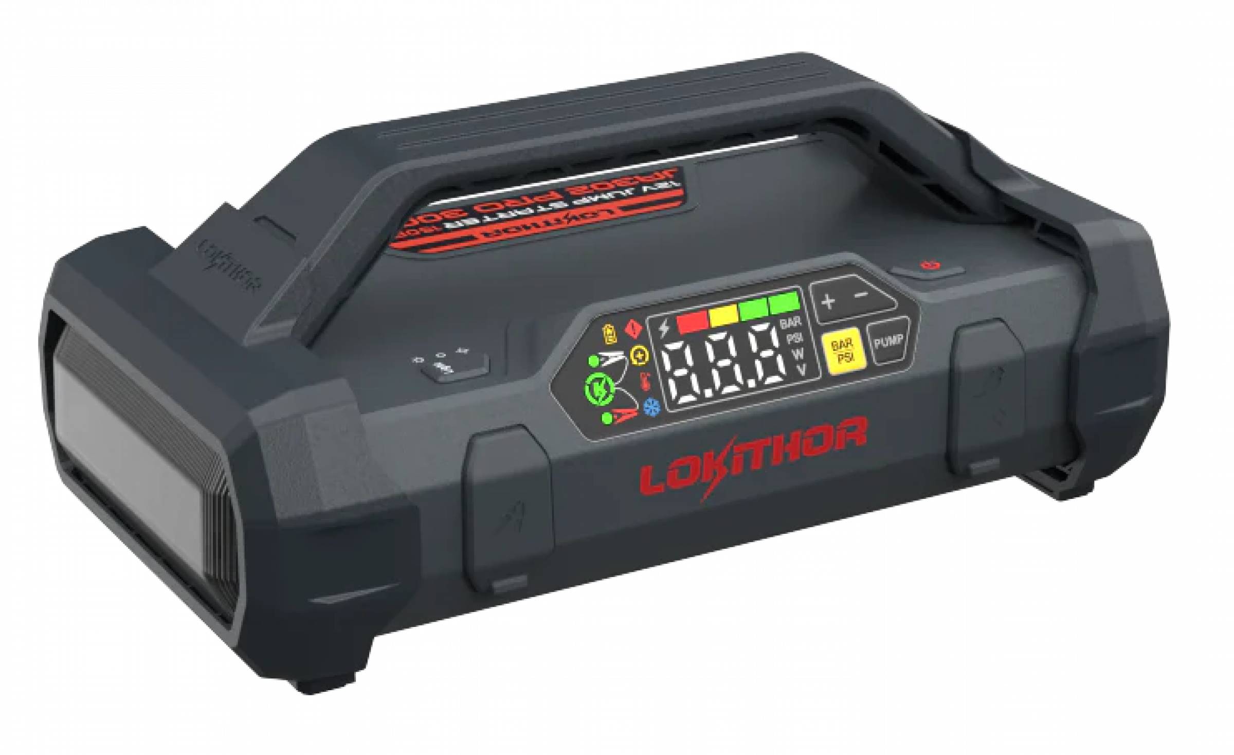 Lokithor JA302 Pro Jumpstarter 12V 3000A mit Kompressor