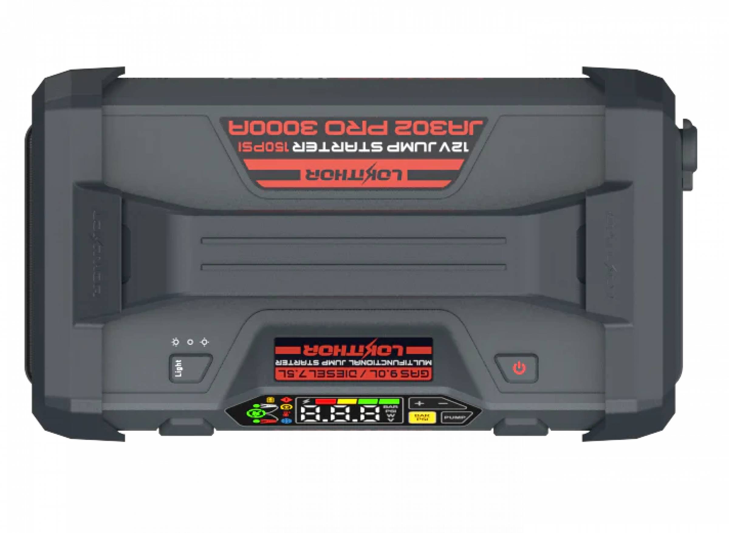 Lokithor JA302 Pro Jumpstarter 12V 3000A mit Kompressor