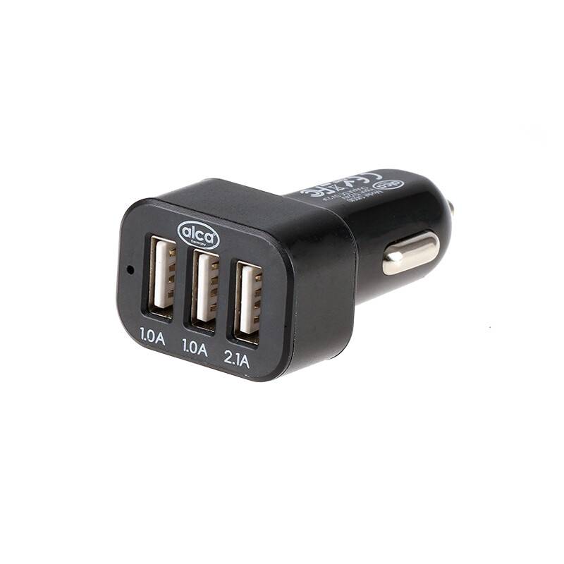 alca® USB Ladegerät schwarz