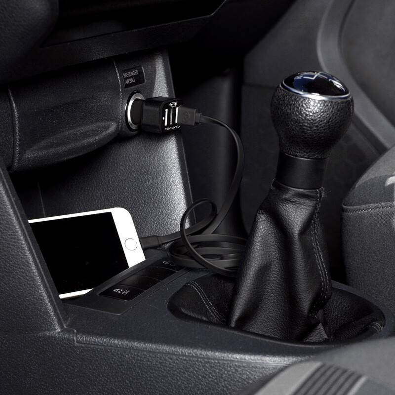 alca® USB Ladegerät schwarz