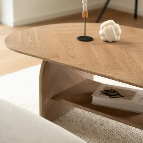 COUCHTISCH LIARA - Farbe: Fishbone Oak COUCHTISCH LIARA - Farbe: Fishbone Oak