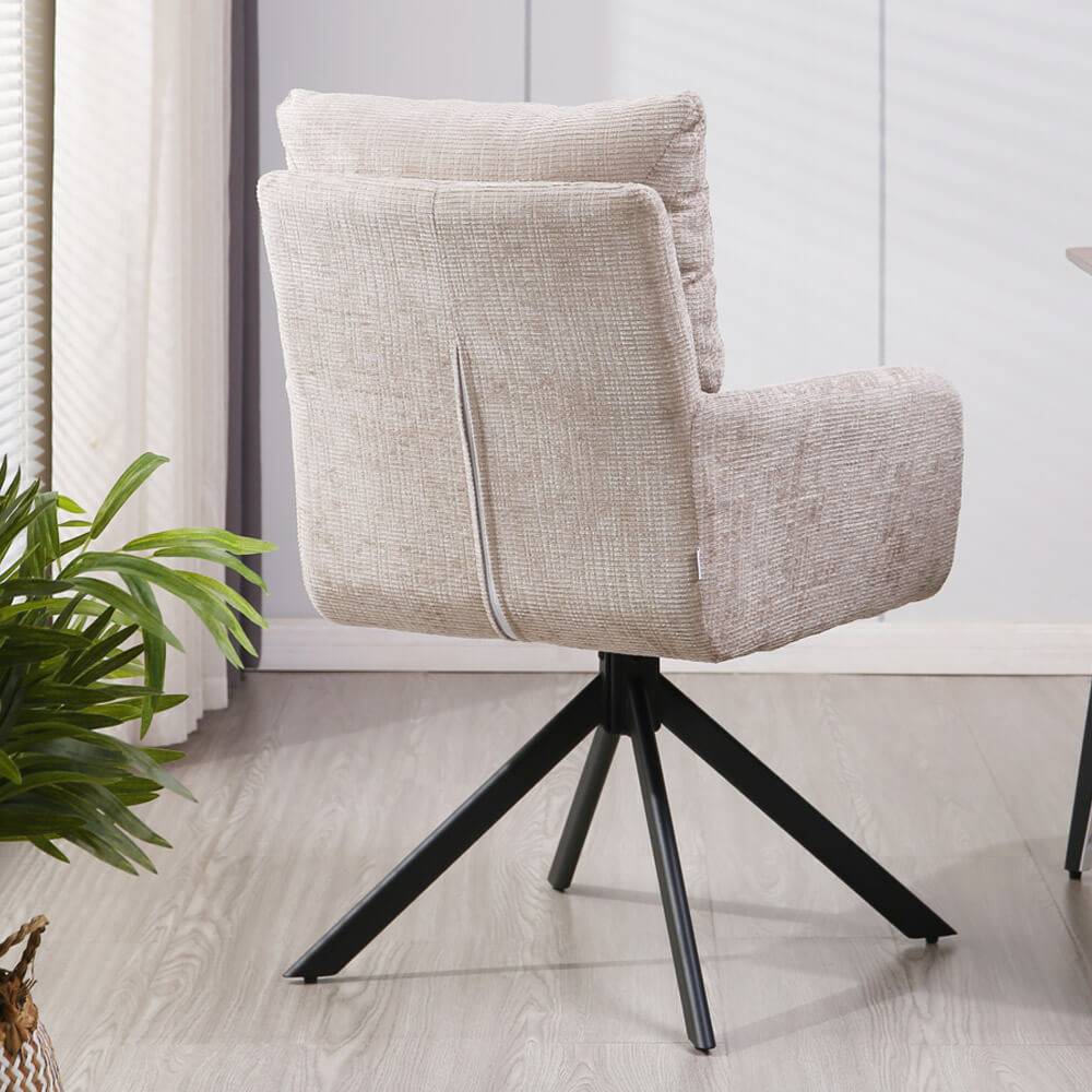 ESSZIMMERSTUHL ALUNA - Farbe: Chenille, Menge: 9