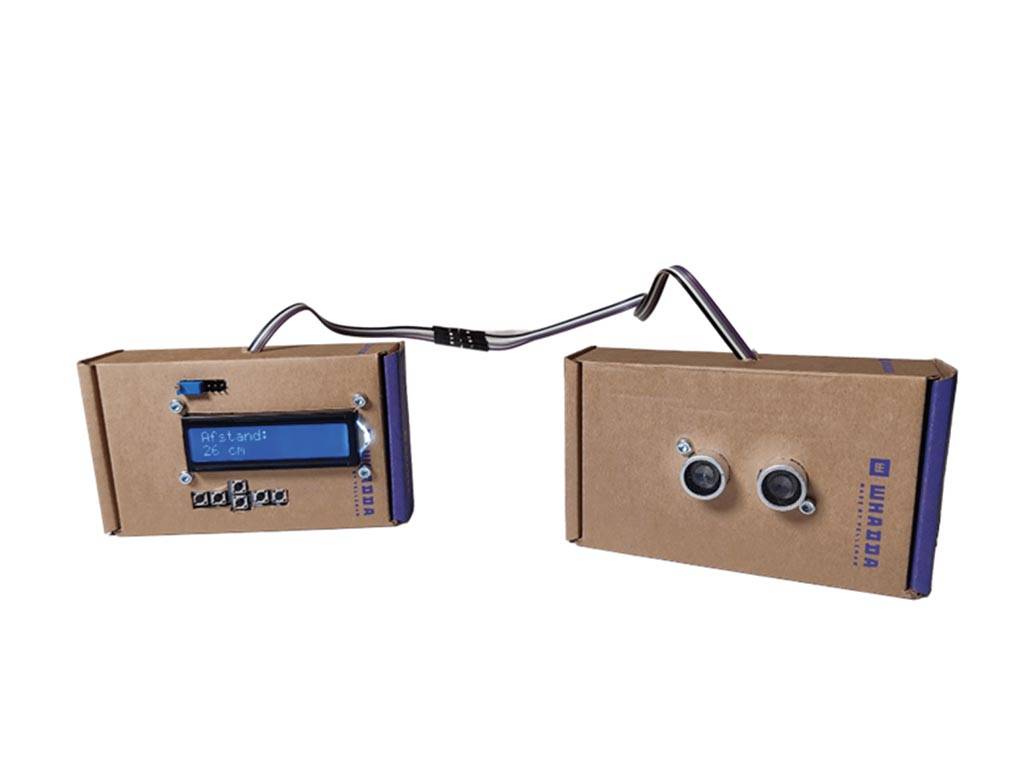 Abstand und Wasserstand eingestellt