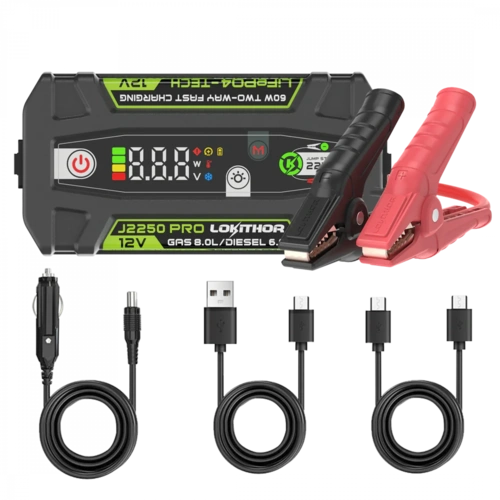 Lokithor J2250 PRO Jumpstarter 12V 2250A LiFePO4 Lokithor J2250 PRO Jumpstarter 12V 2250A LiFePO4