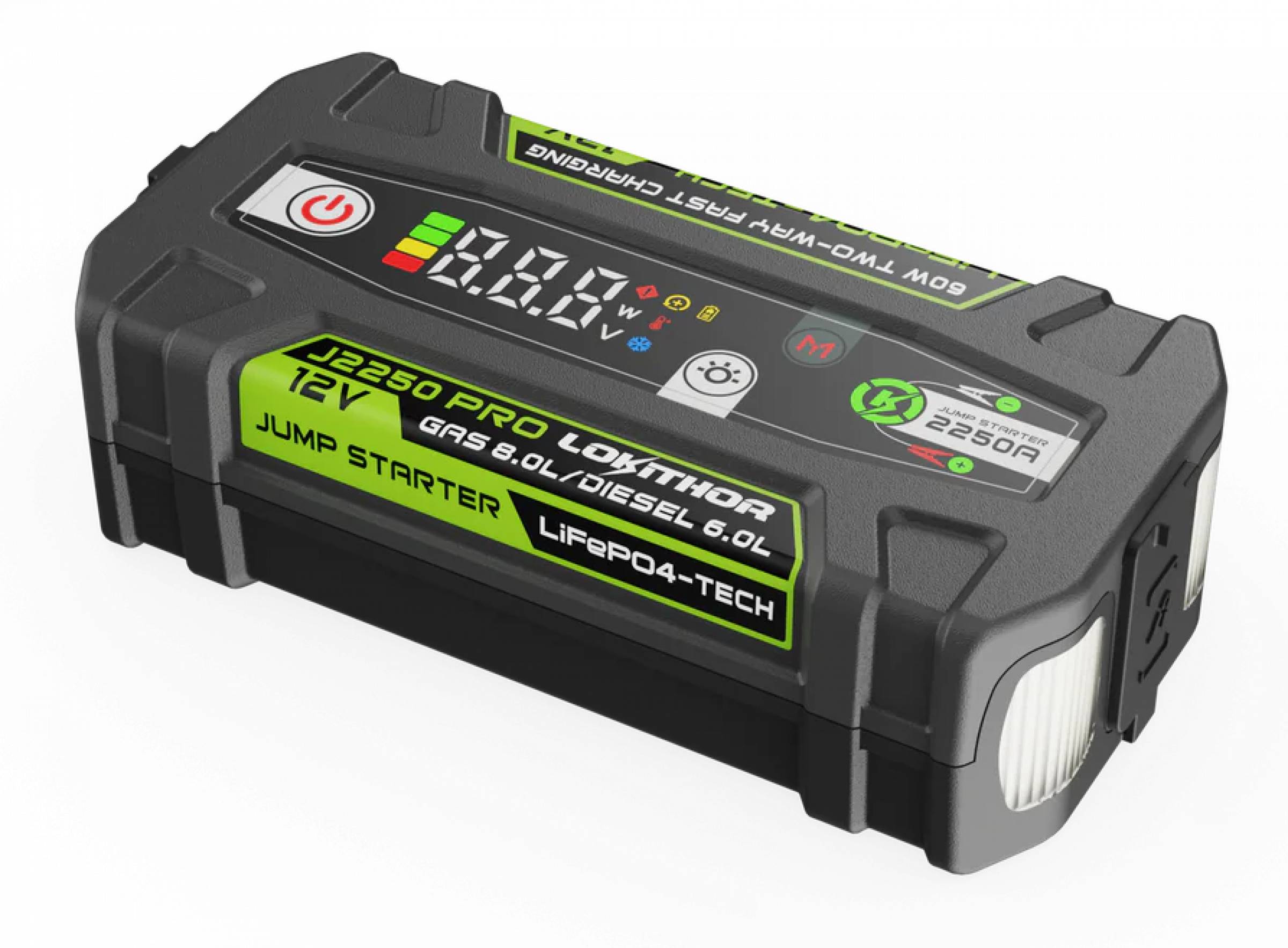 Lokithor J2250 PRO Jumpstarter 12V 2250A LiFePO4