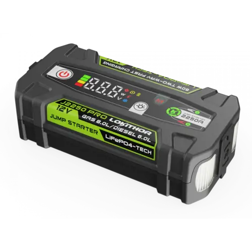 Lokithor J2250 PRO Jumpstarter 12V 2250A LiFePO4 Lokithor J2250 PRO Jumpstarter 12V 2250A LiFePO4