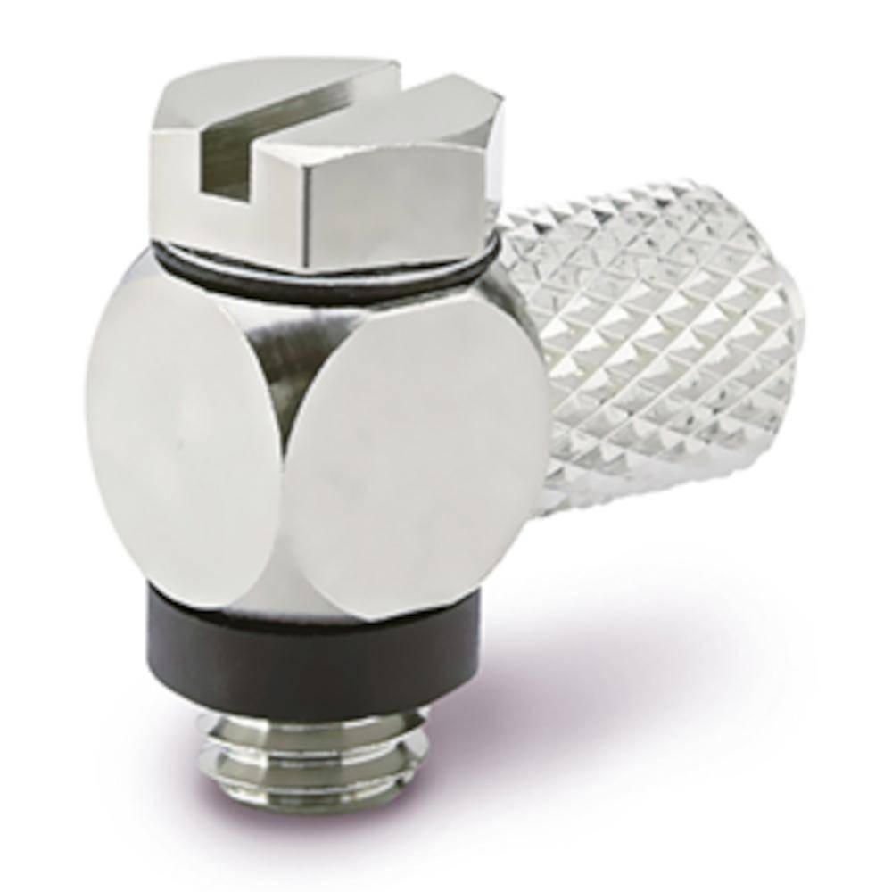 Einschraubwinkel mit Überwurfmutter MS-5HLH-4 - Edelstahl - Schlauch-Innen-Ø 2,5 mm - bis 1.5 Mpa - Preis per Stück