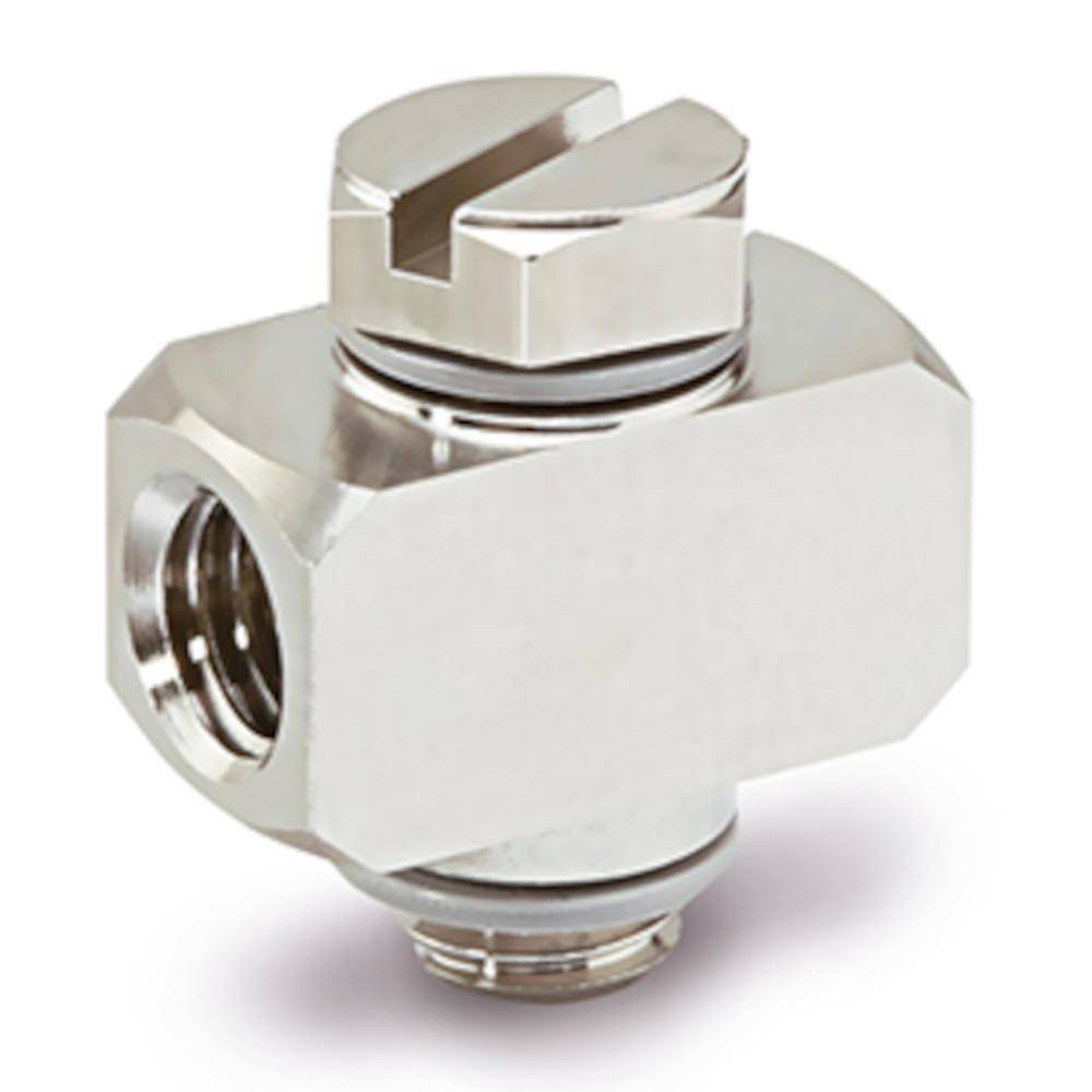 T-Stück MS-5UT - Edelstahl - 2x M5 IG - 1x M5 AG - 360° schwenkbar - bis 1.0 Mpa - Preis per Stück