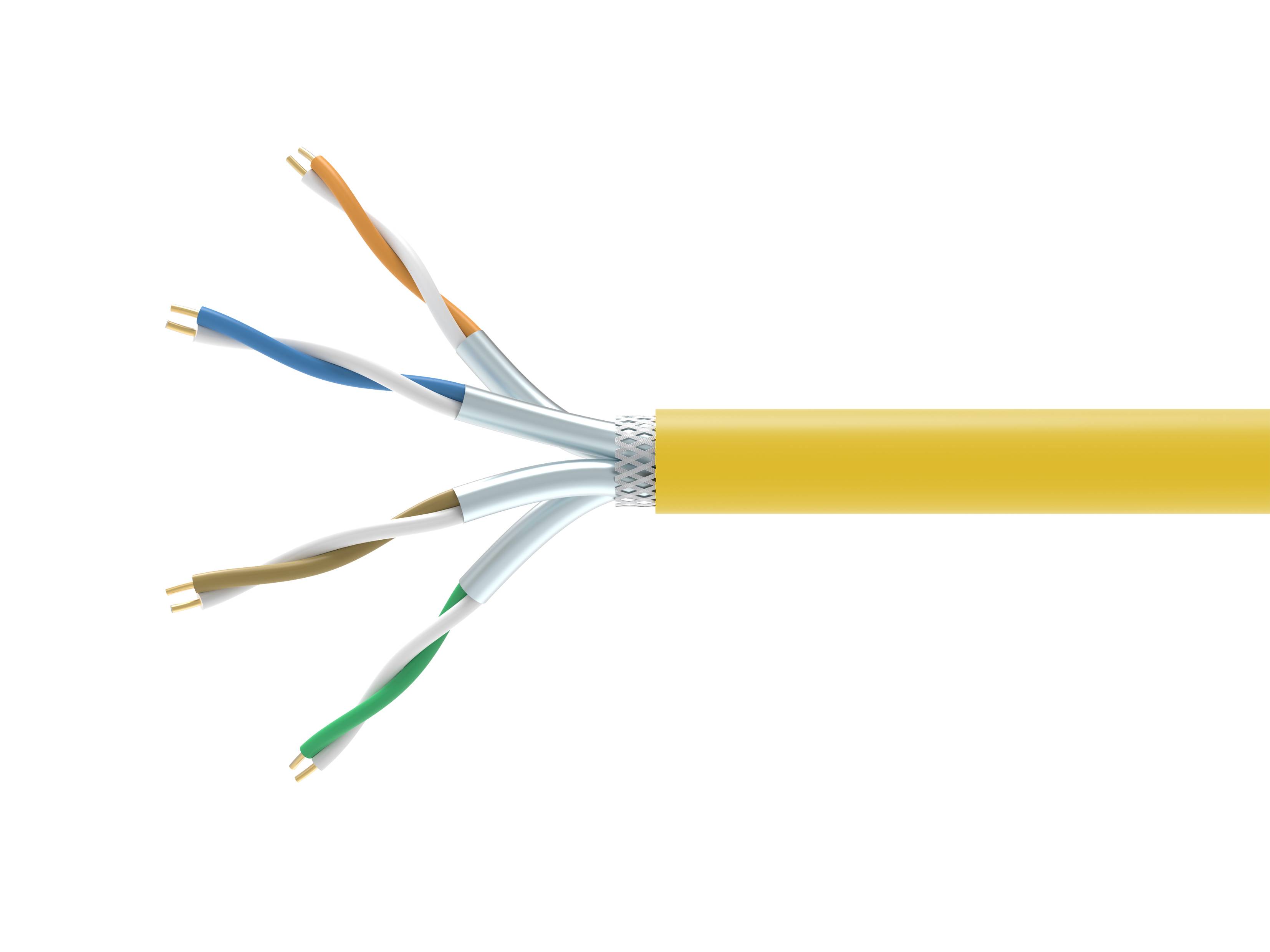 Equip Instal.Kab Cat7A Simplx S/FTP DCA 1000.00m orange LSZH
