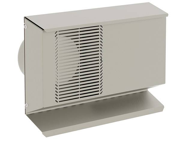 Kermi x-well Wetterschutzgitter, doppelt NW125, waagrecht, Edelstahl gebürstet - Y2401125006K