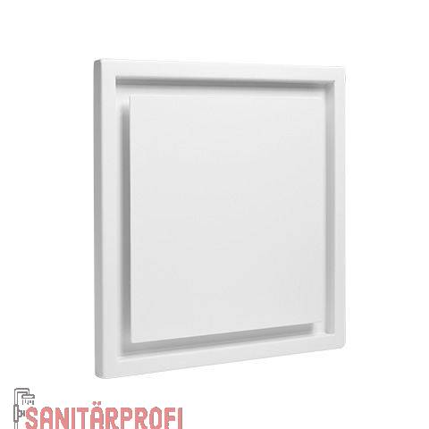 Kermi x-well Zu-/Abluftdurchlass SEA301 quadratisch aus Metall, weiß, NW 125 - Y2403125005K