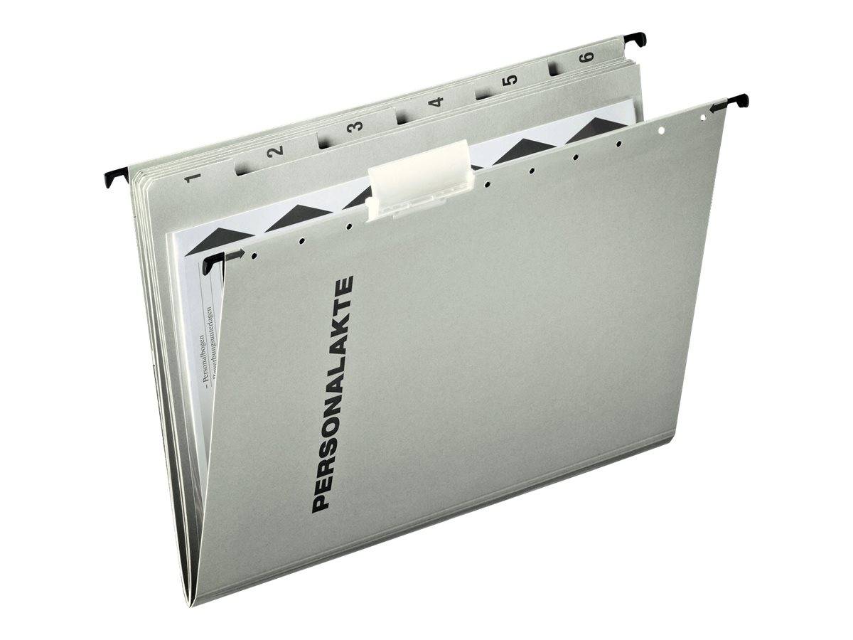 LEITZ Personalmappen Personalakte grau, 15 St.