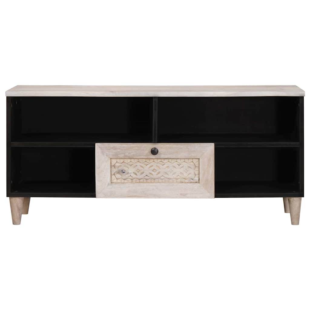 vidaXL TV-Einheiten mit Schubladen Weiß 105 x 33 x 46 cm Holzwerkstoff