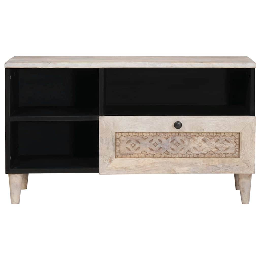 vidaXL TV-Einheiten mit Schubladen Weiß 80 x 33 x 46 cm Holzwerkstoff