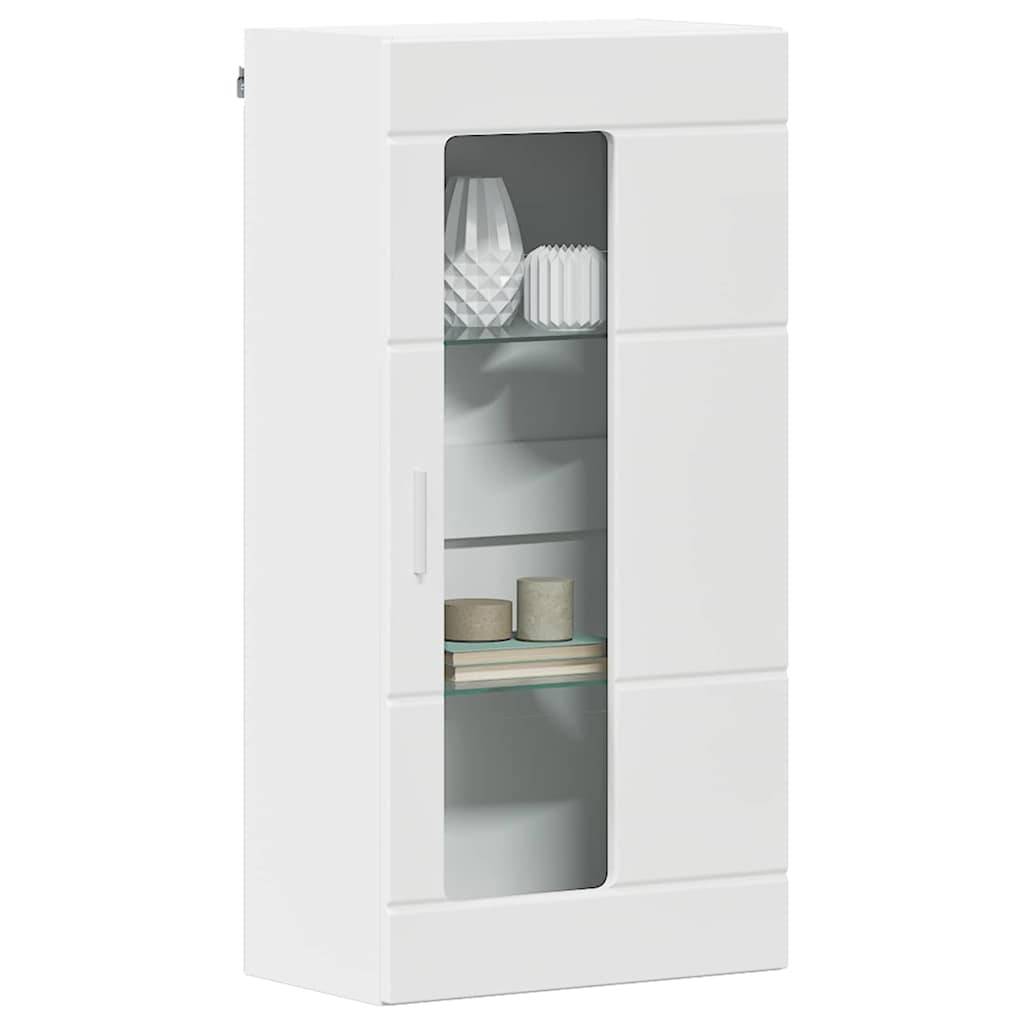 vidaXL Holzschrank mit Speicher Weiß 50 x 29 x 100 cm Holzwerkstoff