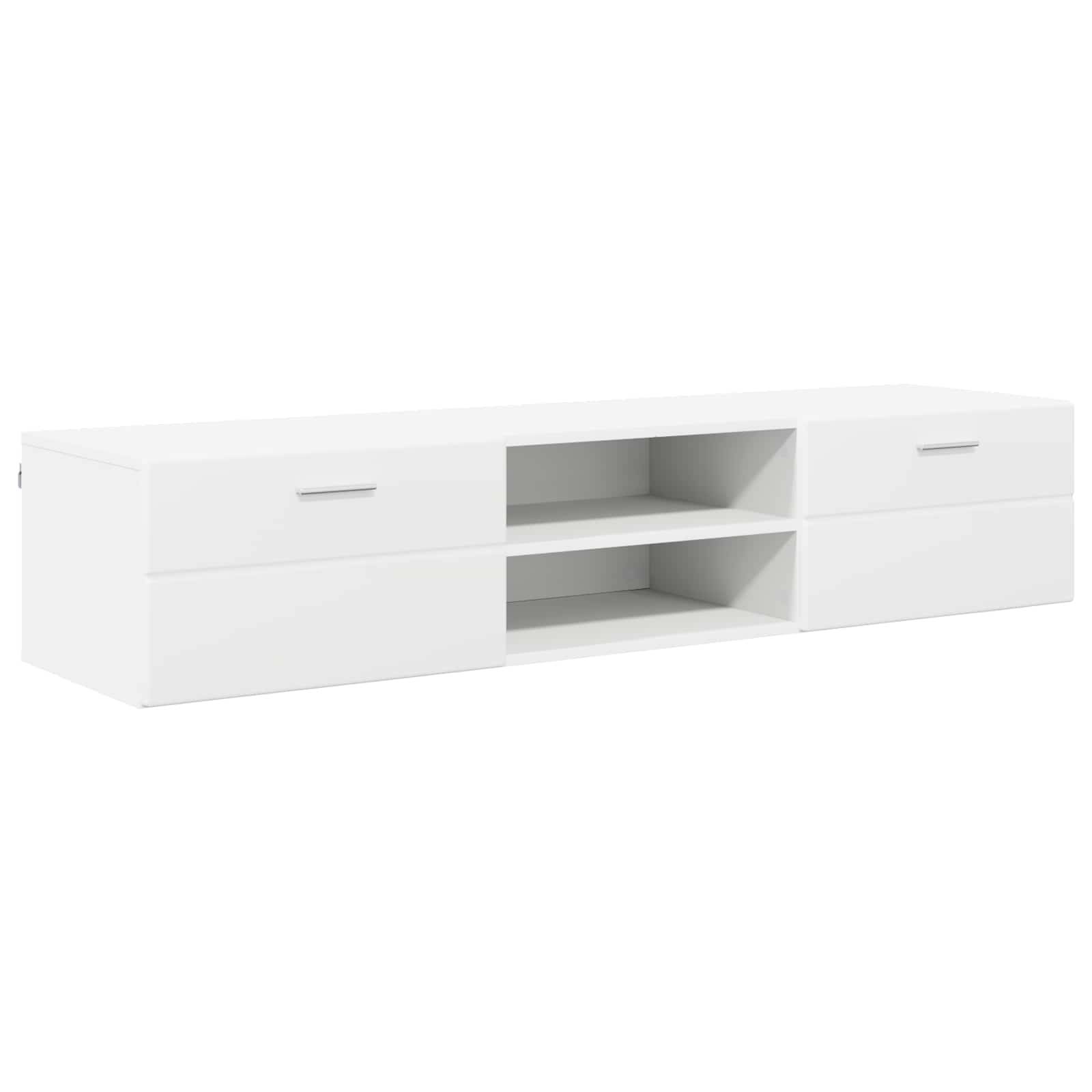 vidaXL Holzschrank mit Schubladen Weiß 150 x 39 x 30 cm Holzwerkstoff