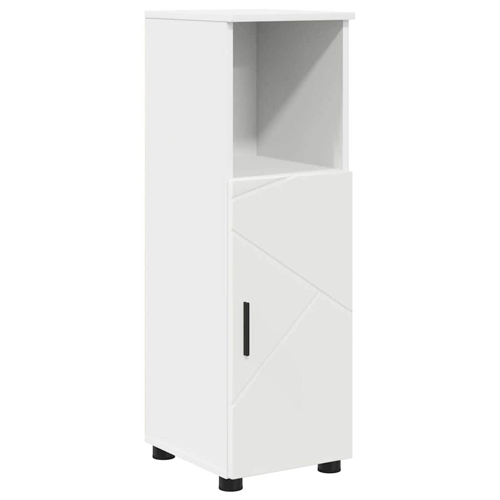 vidaXL Badezimmerschrank Weiß 30 x 35 x 95 cm Holzwerkstoff & Metall