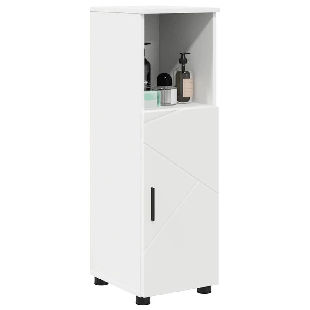 vidaXL Badezimmerschrank Weiß 30 x 35 x 95 cm Holzwerkstoff & Metall
