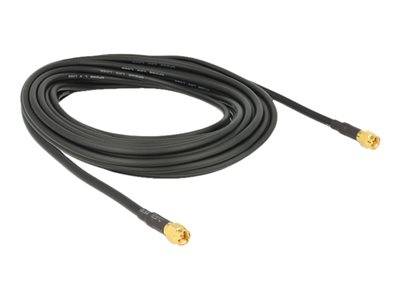 DELOCK HF SMA Stecker 10m LMR195 lowloss Netzwerk & Smart Home Netzwerk-Zubehör Netzwerk- und