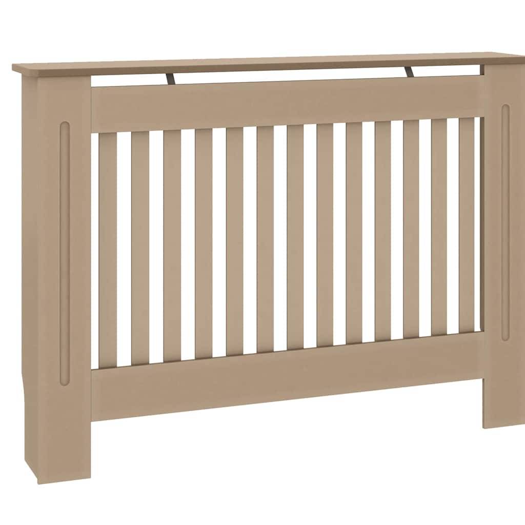 vidaXL Heizkörperabdeckung 2 pcs Natur 112 x 19 x 81,5 cm