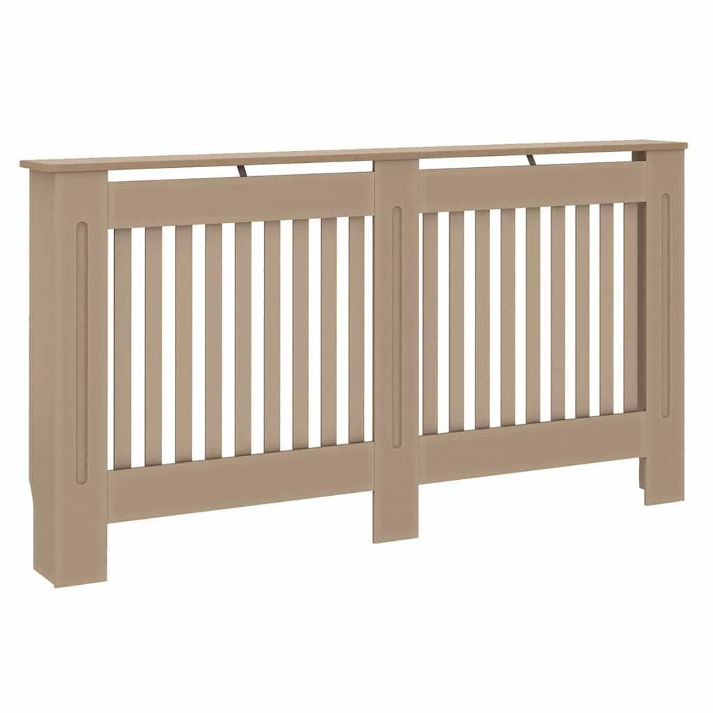 vidaXL Heizkörperabdeckung 2 pcs Natur 152 x 19 x 81,5 cm