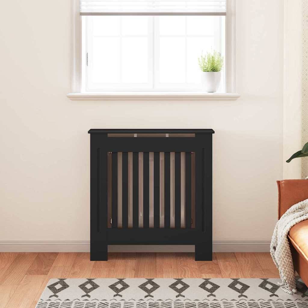 vidaXL Heizkörperabdeckung Schwarz 78 x 19 x 81,5 cm Holzwerkstoff