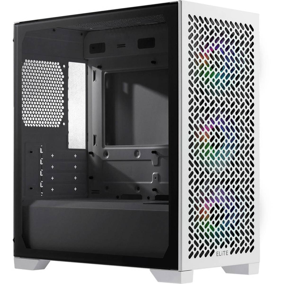Cooler Master Elite 302 White | PC-GehäuseMidi-Tower für Mini-ITX, microATX