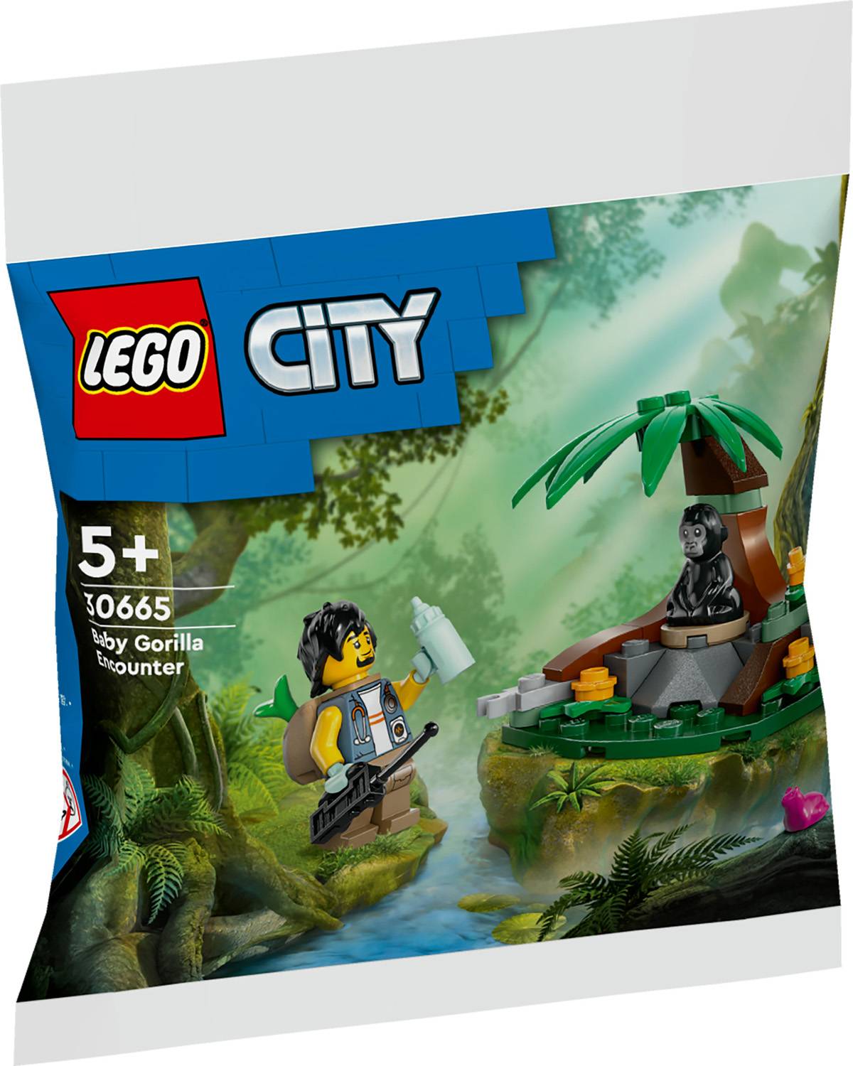 LEGO® 30665 City - Dschungelforscher mit Baby-Gorilla (Recruitment Bag)